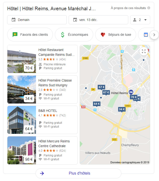 Intégration des rich snippets google