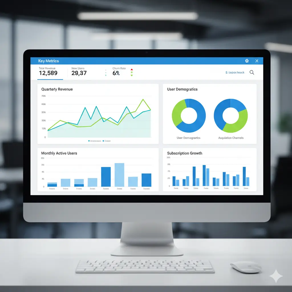Solutions digitales, SaaS, dashbord sur mesure