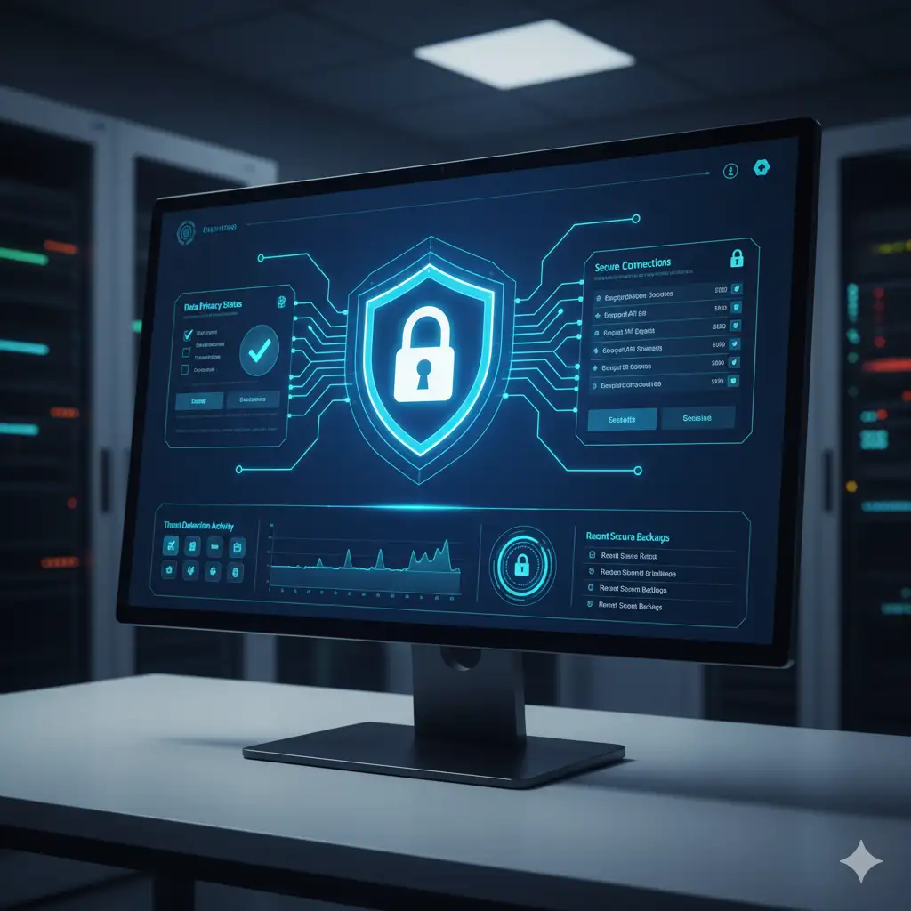 Dashboard sécurisé et chiffré par Reims Digital