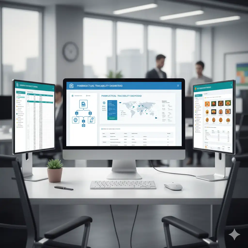 Capture d'écran de modules ERP personnalisés