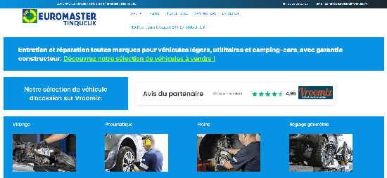 Entretien et maintenance de véhicules Euromaster