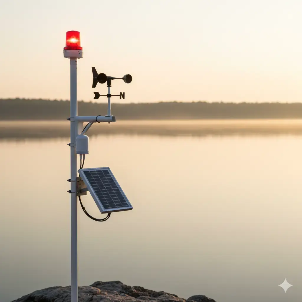 Domotique surveillance météo par capteur Reims Digital au lac du der