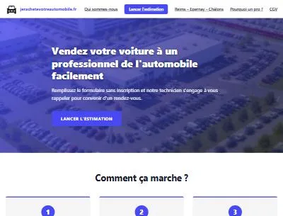 Site Je Rachète Votre Automobile — rachat de véhicules à Reims