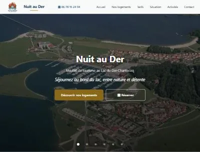 Site Nuit au Der — location meublé de tourisme Lac du Der