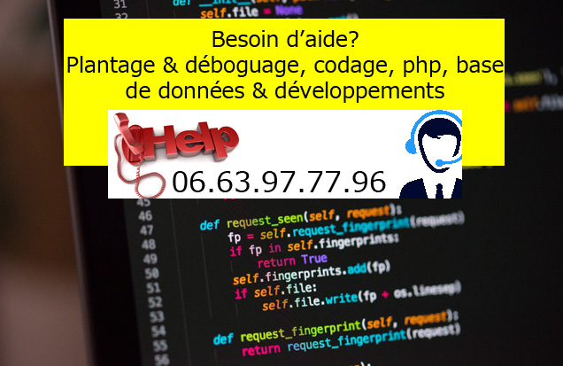 dépanage site web