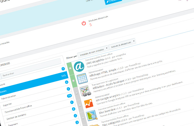 Développement module sur-mesure