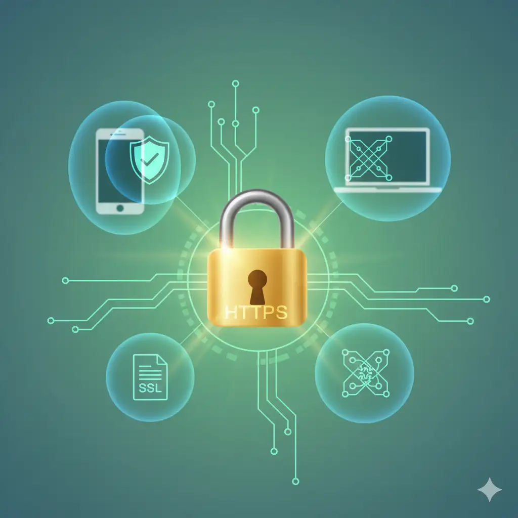 Sécurité HTTPS obligatoire et chiffrement des Progressive Web Apps e-commerce par Reims Digital