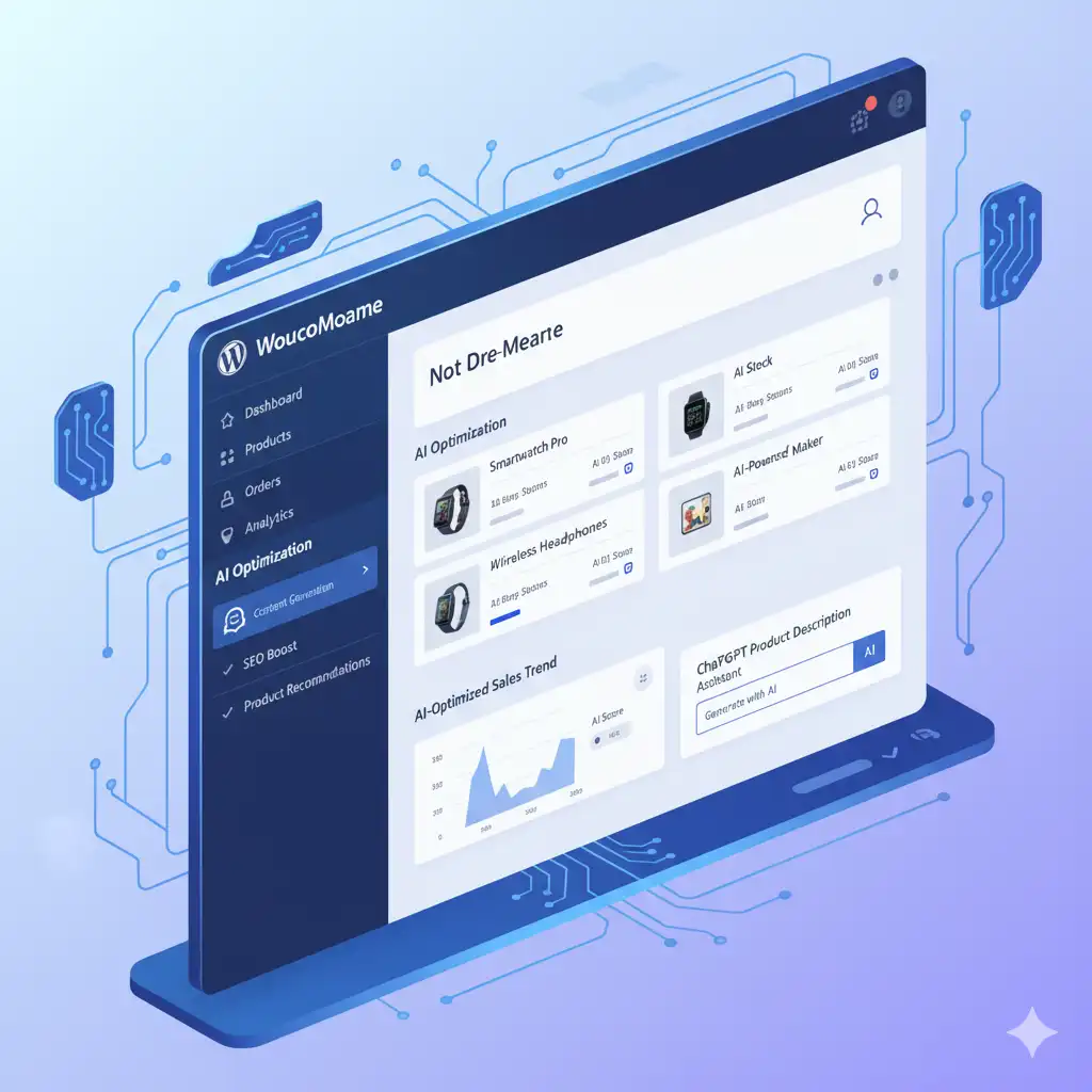 WooCommerce SEO LLM - WordPress e-commerce optimisé IA par Reims Digital