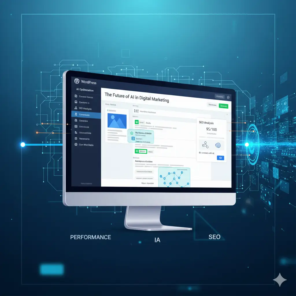 WordPress SEO LLM - Sites vitrine et blogs optimisés pour IA par Reims Digital